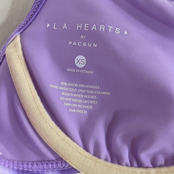 NWT. L. A. Hearts by Pacsun XS Tie Dye Georgia Underwire Bikini Top. - Picture 7 of 7